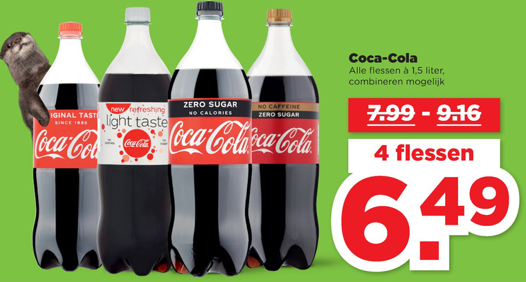 Coca-Cola   cola folder aanbieding bij  Plus - details