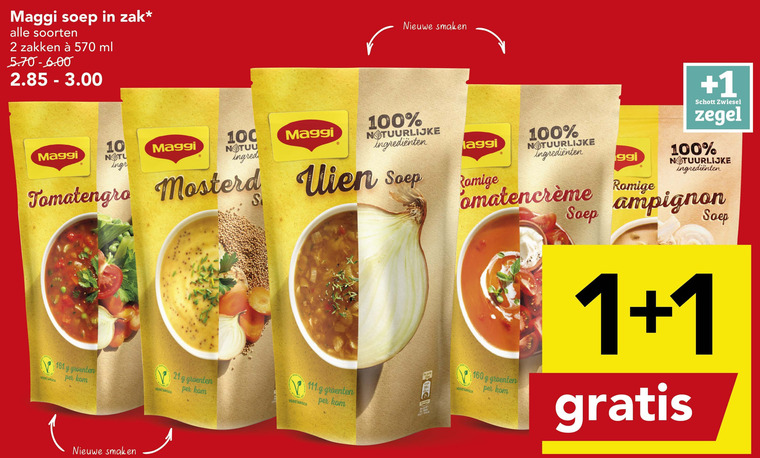 Maggi   soep folder aanbieding bij  Deen - details