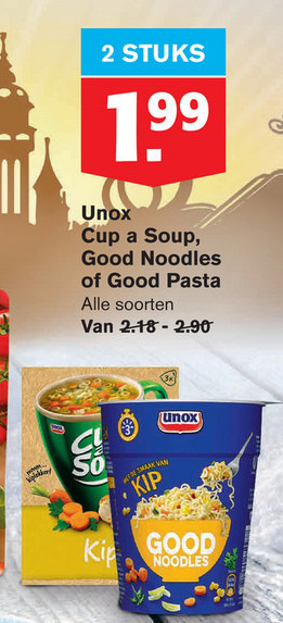 Cup a Soup   soep, noodles folder aanbieding bij  Hoogvliet - details