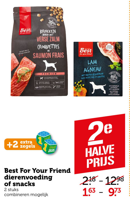 Best for your Friend   hondenvoer, hondensnacks folder aanbieding bij  Coop - details