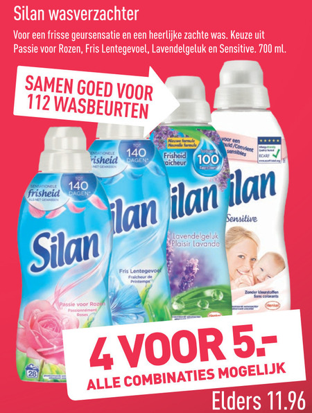 Silan   wasverzachter folder aanbieding bij  Aldi - details