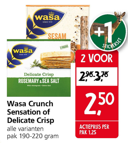 Wasa   knackebrod folder aanbieding bij  Jan Linders - details