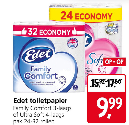 Edet   toiletpapier folder aanbieding bij  Jan Linders - details