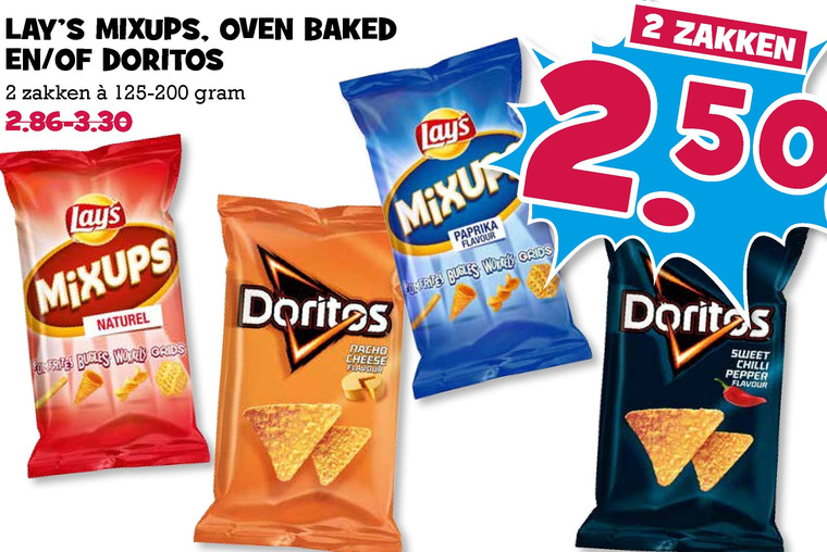 Doritos   zoutje, chips folder aanbieding bij  Boons Markt - details