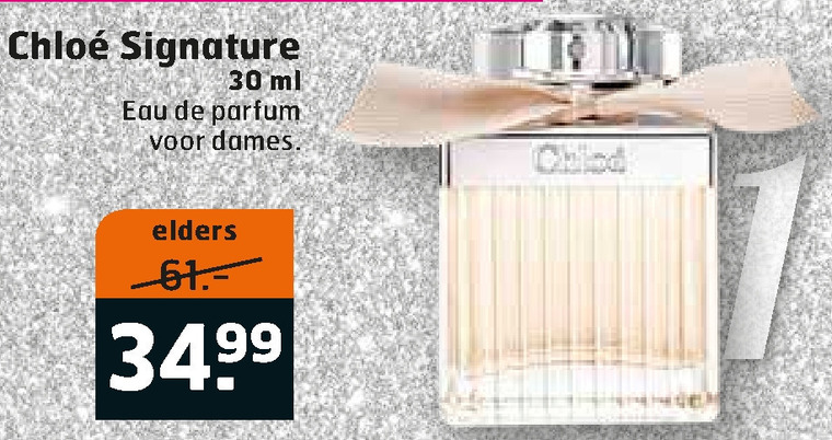 Chloe   eau de parfum folder aanbieding bij  Trekpleister - details