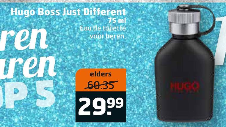 Hugo Boss   eau de toilette folder aanbieding bij  Trekpleister - details