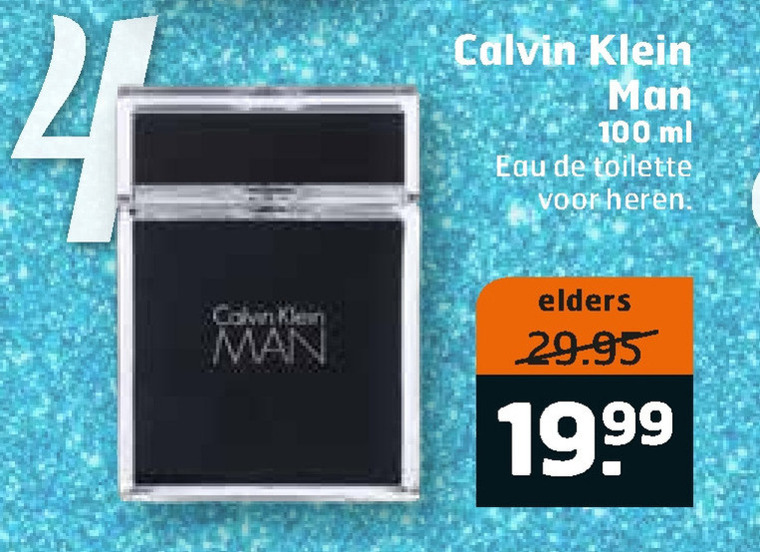 Calvin Klein   eau de toilette folder aanbieding bij  Trekpleister - details