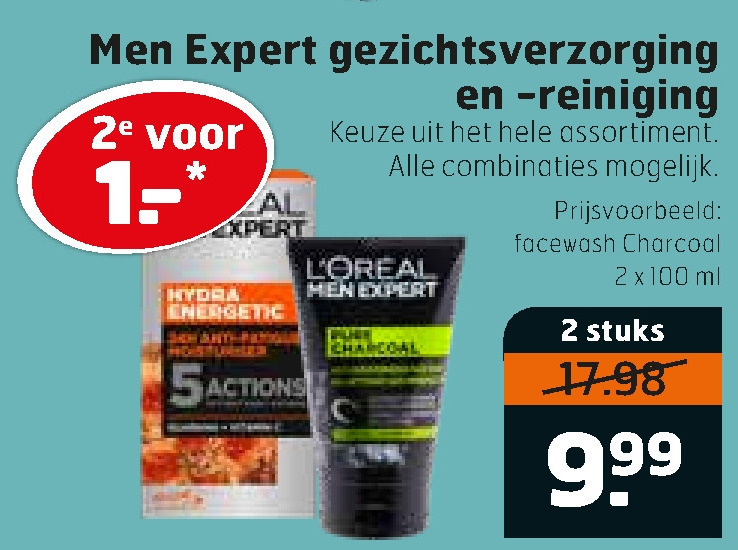 L Oreal Men Expert   heren gezichtsverzorging folder aanbieding bij  Trekpleister - details