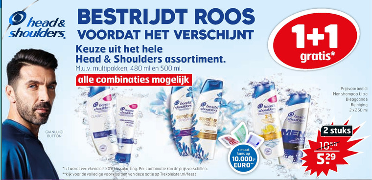 Head and Shoulders   shampoo folder aanbieding bij  Trekpleister - details