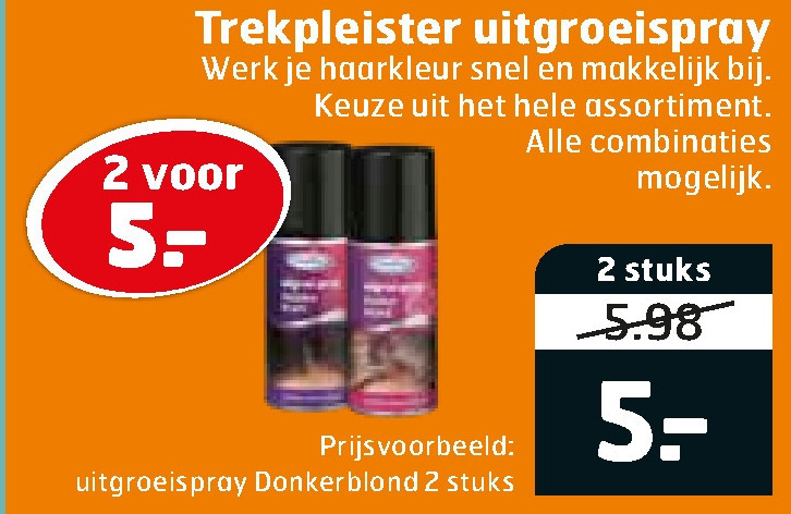 Trekpleister Huismerk   haarkleuring folder aanbieding bij  Trekpleister - details