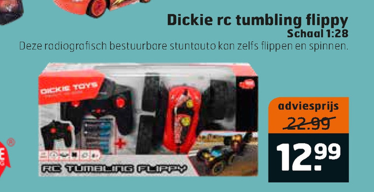 Dickie   auto met afstandsbediening folder aanbieding bij  Trekpleister - details