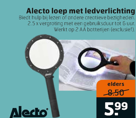 Alecto   loep folder aanbieding bij  Trekpleister - details