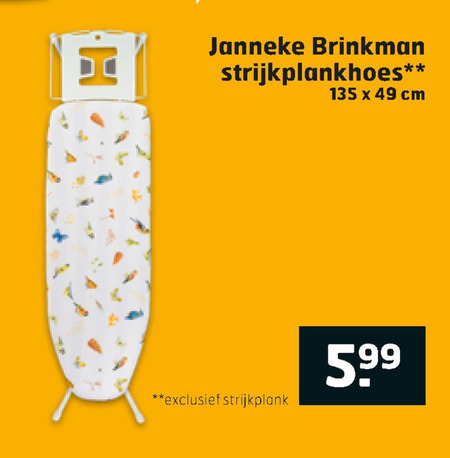 Janneke Brinkman-Salentijn   strijkplankovertrek folder aanbieding bij  Trekpleister - details