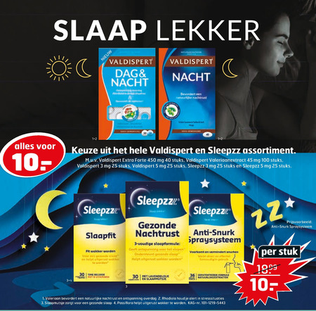 Valdispert   voedingssupplement folder aanbieding bij  Trekpleister - details