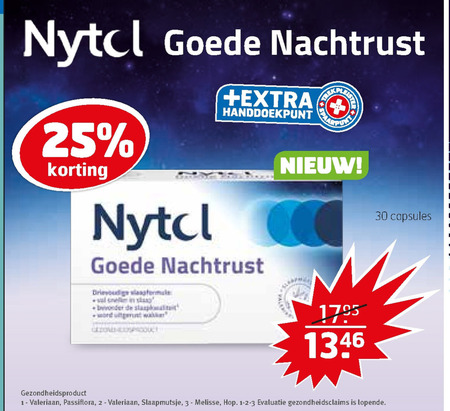 Nytol   voedingssupplement folder aanbieding bij  Trekpleister - details