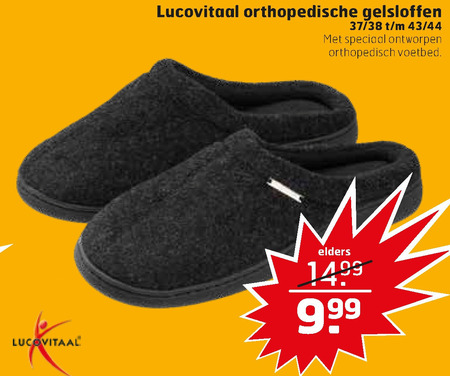 Lucovitaal top slippers trekpleister
