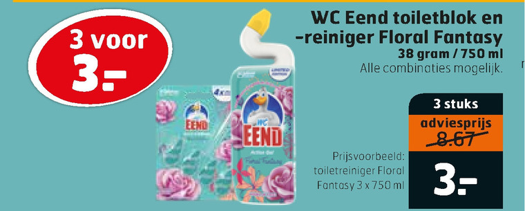 WC Eend   toiletblok, toiletreiniger folder aanbieding bij  Trekpleister - details