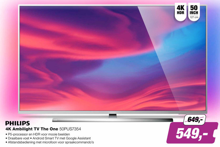 Philips   4k ultrahd televisies folder aanbieding bij  EP Electronic Partner - details