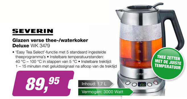 Severin   waterkoker folder aanbieding bij  EP Electronic Partner - details