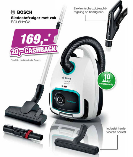 Bosch   stofzuiger folder aanbieding bij  EP Electronic Partner - details