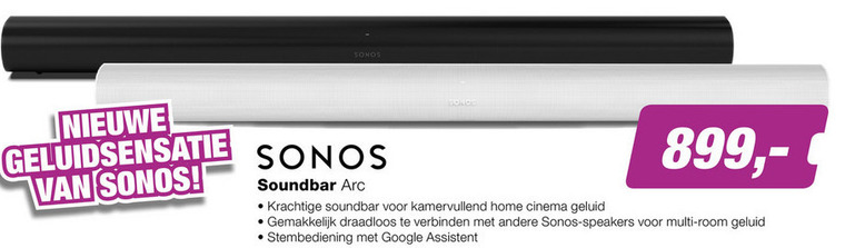 Sonos   soundbar folder aanbieding bij  EP Electronic Partner - details