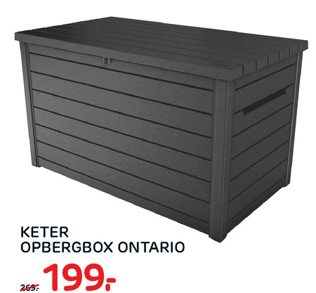 Keter   tuinstoelkussenbox folder aanbieding bij  Praxis - details