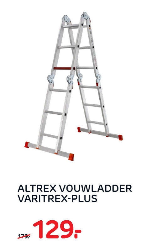 Altrex   vouwladder folder aanbieding bij  Praxis - details