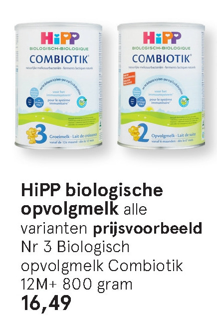 Hipp   opvolgmelk folder aanbieding bij  Etos - details