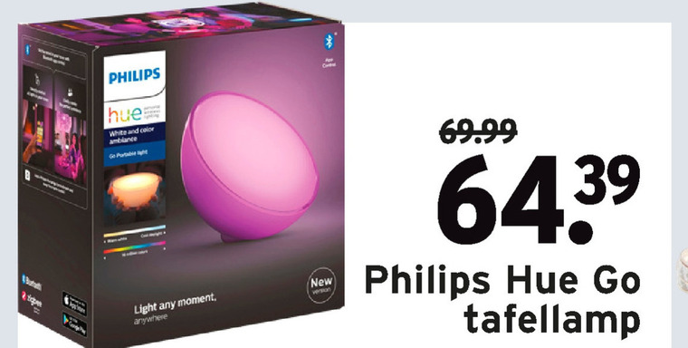 Philips   smart ledlamp folder aanbieding bij  Gamma - details