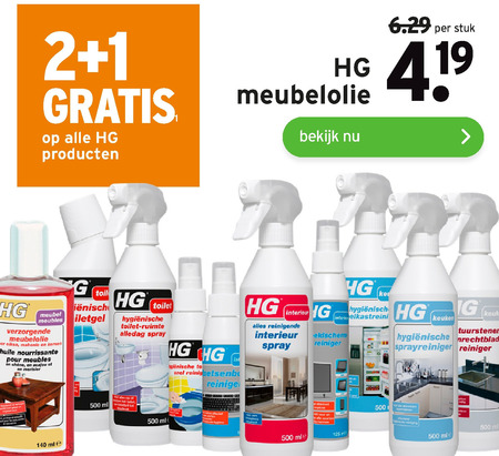 HG   badkamerreiniger, toiletreiniger folder aanbieding bij  Gamma - details