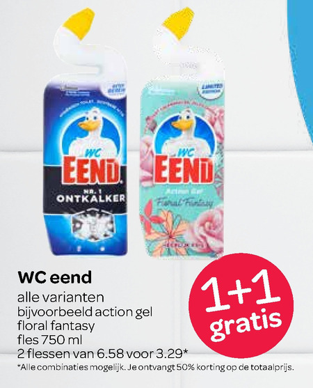 WC Eend   toiletreiniger folder aanbieding bij  Spar - details