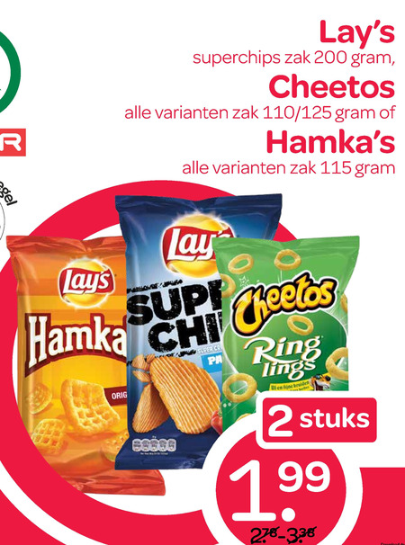 Lays   chips, zoutje folder aanbieding bij  Spar - details