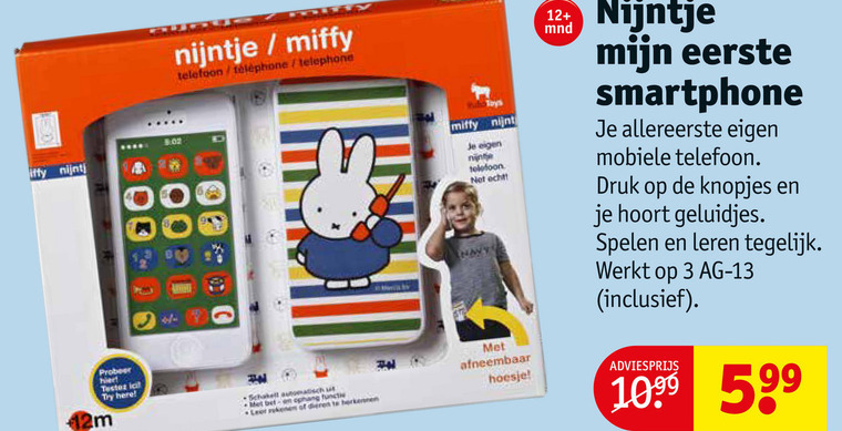 Nijntje   babytelefoon folder aanbieding bij  Kruidvat - details