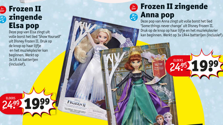 Ophef Van toepassing zijn embargo Disney Frozen tienerpop folder aanbieding bij Kruidvat - details