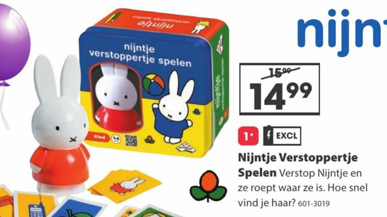 Nijntje   kinderspelletje folder aanbieding bij  Top1Toys - details