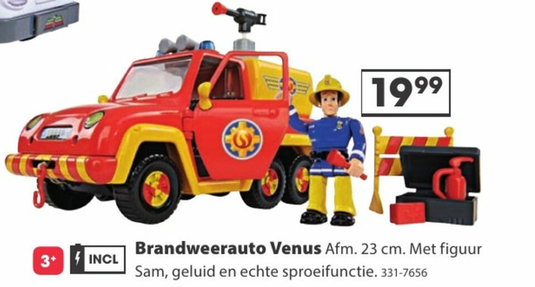 Brandweerman Sam   miniatuur auto folder aanbieding bij  Top1Toys - details