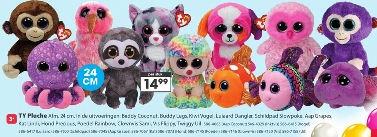 Ty Beanie Boo   pluche en knuffels folder aanbieding bij  Top1Toys - details