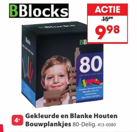 Bblocks   houten bouwblokken folder aanbieding bij  Top1Toys - details