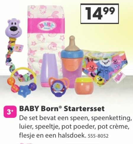 Baby Born   babypoppen accessoires folder aanbieding bij  Top1Toys - details