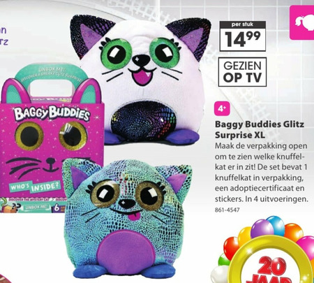 Baggy Buddies   poppetjes folder aanbieding bij  Top1Toys - details