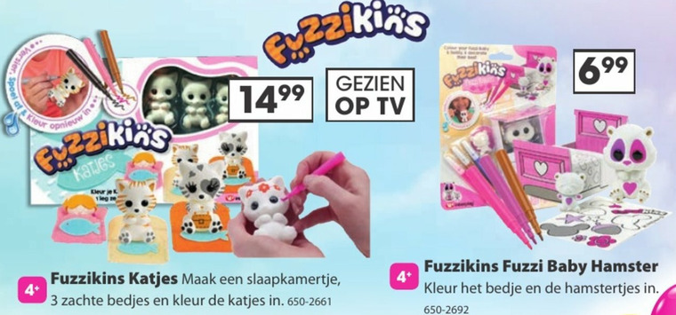 Fuzzikins   poppetjes folder aanbieding bij  Top1Toys - details