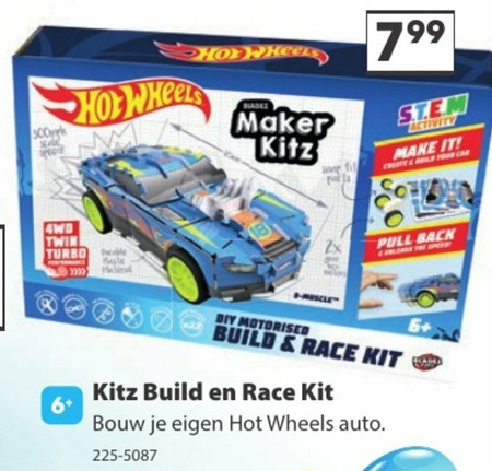 Hot Wheels   miniatuur auto folder aanbieding bij  Top1Toys - details