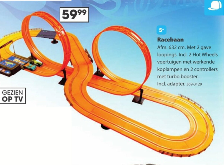 Hot Wheels   racebaan folder aanbieding bij  Top1Toys - details