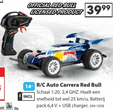 Red Bull   auto met afstandsbediening folder aanbieding bij  Top1Toys - details
