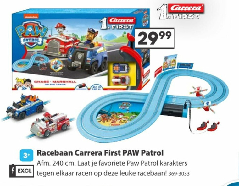 Carrera   elektrische racebaan folder aanbieding bij  Top1Toys - details