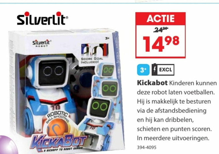 Silverlit   speelgoedrobot folder aanbieding bij  Top1Toys - details