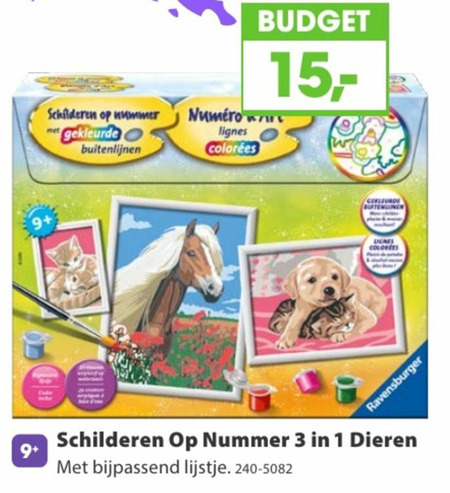 Ravensburger   schilderset folder aanbieding bij  Top1Toys - details