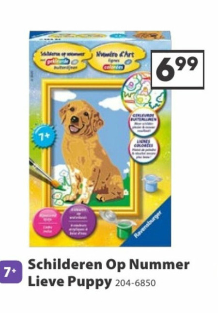 Ravensburger   schilderset folder aanbieding bij  Top1Toys - details