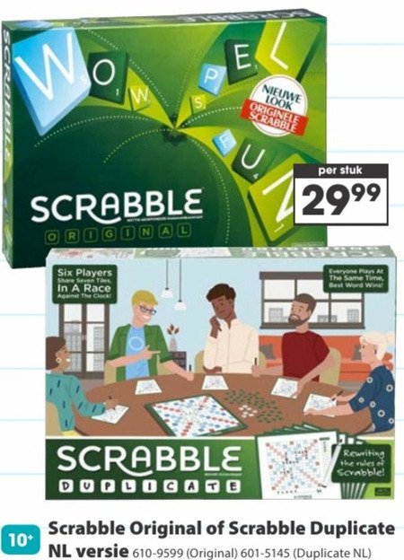 scrabble   spelletje folder aanbieding bij  Top1Toys - details