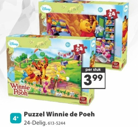 Winnie the Pooh   legpuzzel folder aanbieding bij  Top1Toys - details